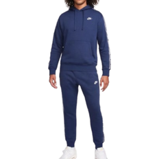 Nike Men's Club Fleece GX Tracksuit - Navy/White