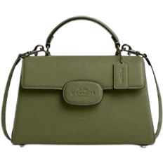 Coach Eliza Top Handle Bag - Smooth Leather/Gunmetal/Military Green