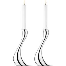 Georg Jensen Cobra Silver Candlestick 24cm 2pcs