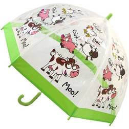 Bugzz Farmyard Style PVC Clear Umbrella