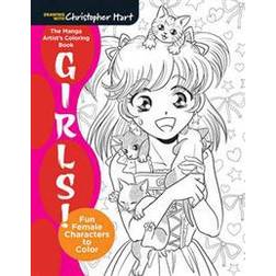 The Manga Artist's Coloring Book: Girls: Fun Female Characters to Color (Paperback, 2016)