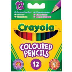 Crayola Half Length Colour Pencils 12-pack