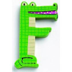 Djeco Animal Wooden Letter F