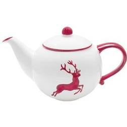 Gmundner Deer Ruby Teapot 1.5L