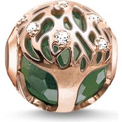 Thomas Sabo Karma Bead Tree Of Life Charm - Rose Gold/Aventurine