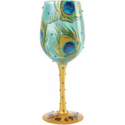 Lolita Pretty As A Peacock Red Wine Glass, White Wine Glass 44cl