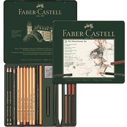 Faber-Castell PITT Monochrome Tin of 21