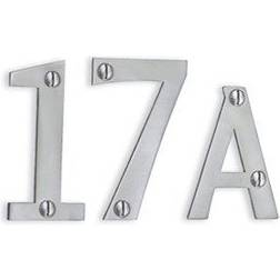 Beslagsboden Brushed Stainless Steel House Number 1