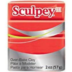 Sculpey III Polymer Clay Red Hot 57g