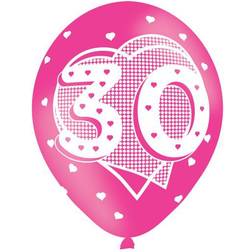 Amscan Age 30 Balloons Pink