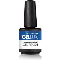 Salon System Gellux Chameleon Gel Nail Polish Blue/White 15ml