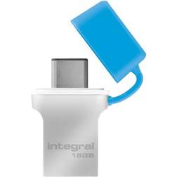 Integral Fusion 16GB USB 3.0 Type-A/Type-C