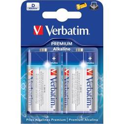 Verbatim D Alkaline 2-pack