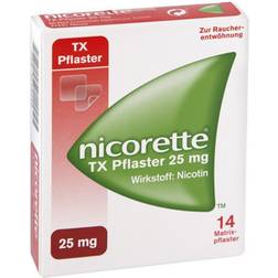 Nicorette TX Pflaster 25mg 14pcs Patch