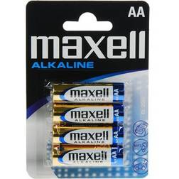 Maxell AA Alkaline Blister 4-pack