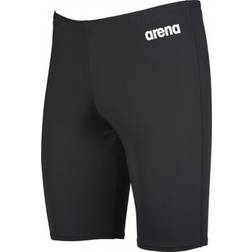 Arena Solid Jammer Swimming Trunks - Black/White