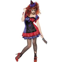 Smiffys Cirque Sinister Bo Bo the Clown Costume