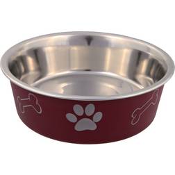 Trixie Stainless Steel Bowl With Plastic Coating 0.45l