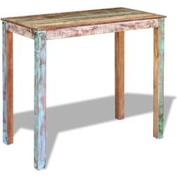 vidaXL Solid Recycled Wood Bar Table 60x115cm