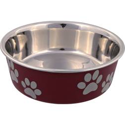 Trixie Stainless Steel Bowl With Plastic Coating 2.2l