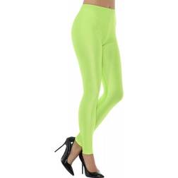 Smiffys 80's Disco Spandex Leggings Neon Green