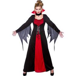 Wicked Costumes Klassisk Vampyra Maskeraddräkt