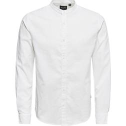 Only & Sons Solid Long Sleeved Shirt - White