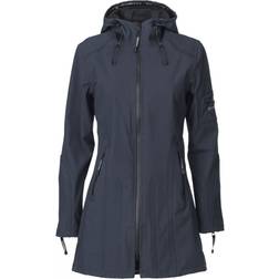 Ilse Jacobsen 3/4 Raincoat - Indigo Rain