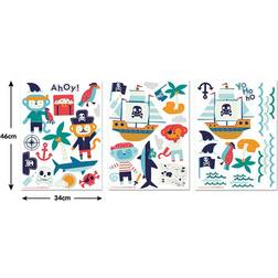 Walltastic Pirate Wall Stickers 45002