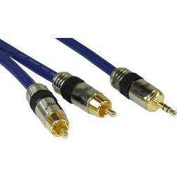 InLine Premium 2RCA - 3.5mm 5m