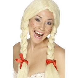 Smiffys Schoolgirl/Dutch Wig Blonde