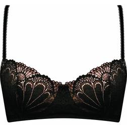 Wonderbra Refined Glamour Push-up Balconette Bra - Black