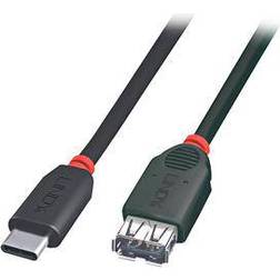 Lindy Premium USB A-USB C M-F 2.0 0.2m