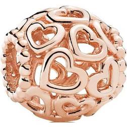 Pandora Hearts All Over Charm - Rose Gold