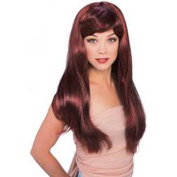 Rubies Red & Black Glamour Wig