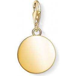 Thomas Sabo Charm Club Disc Charm Pendant - Gold