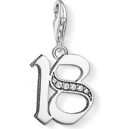 Thomas Sabo Charm Club 18 Charm - Silver/White