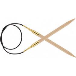 Knitpro Basix Birch Fixed Circular Needles 80cm 3.75mm