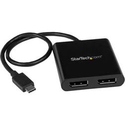 StarTech Multi-Monitor USB-C-2DisplayPort M-F Adapter