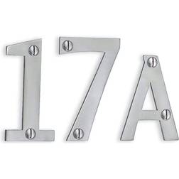 Beslagsboden Brushed Stainless Steel House Number 5