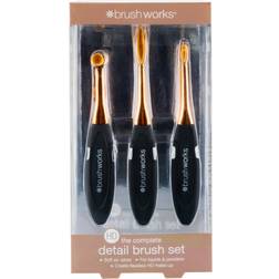 Brushworks HD Oval Brushes Detail Set 3-pack