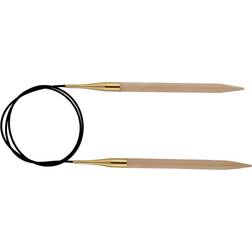 Knitpro Basix Birch Fixed Circular Needles 120cm 10mm