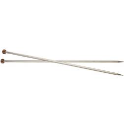 Knitpro Nova Metal Single Pointed Needles 25cm 9mm