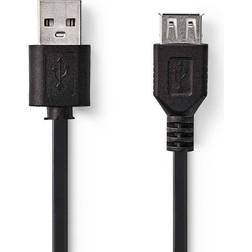 Nedis USB A-USB A M-F 2.0 2m
