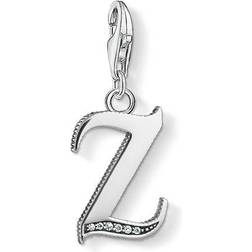 Thomas Sabo Letter Z Charm - Silver/White