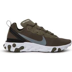 Nike React Element 55 M - Medium Olive/Black/White/Cool Grey