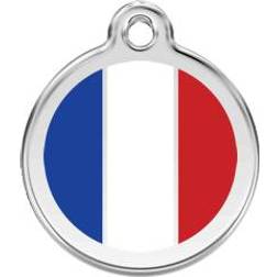 Red Dingo Enamel French Flag Large