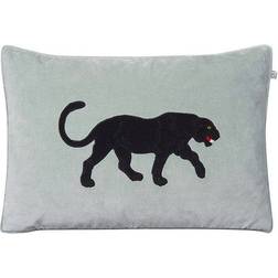 Chhatwal & Jonsson Black Panther Cushion Cover Blue (40x60cm)