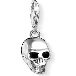 Thomas Sabo Charm Club Skull Charm Pendant - Silver