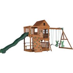 Backyard Discovery Hill Crest Climbing Stand with Swings